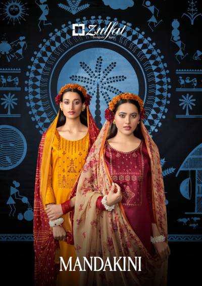 Mandakini By Zulfat Designer Summer Wear Cotton Salwar Kameez Collection